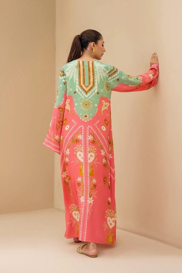 Tropical Bloom Printed Kaftan